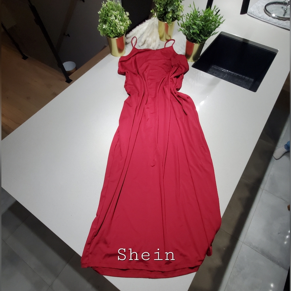 NWOT Shein Red Women's Maxi Dress